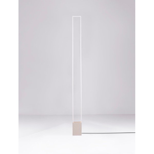 Biela LED stojacia lampa (výška  161 cm) Lithos – Nova Luce-image-3