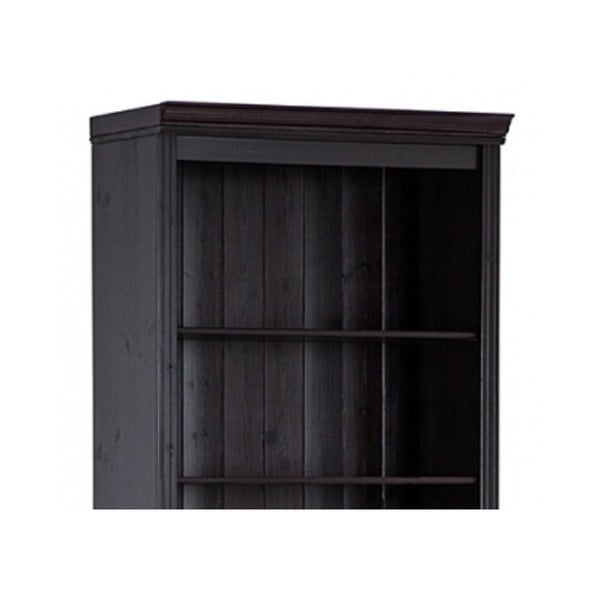 Hnedá knižnica z borovicového dreva 74x223 cm Anita – Støraa-image-3