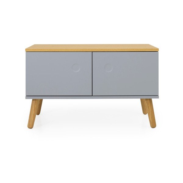 Sivá lavica v dekore dubového dreva Tenzo Dot-image-1