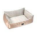 Pelech pre psa v zlatej farbe 100x70 cm Dog Fantasy Lux Platinum – Plaček Pet Products