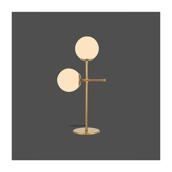 Stolová lampa v zlatej farbe Squid Lighting Kruva, výška 55 cm-image-1