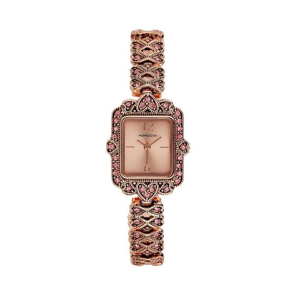 Dámske hodinky vo farbe ružového zlata Manoush Sapphire