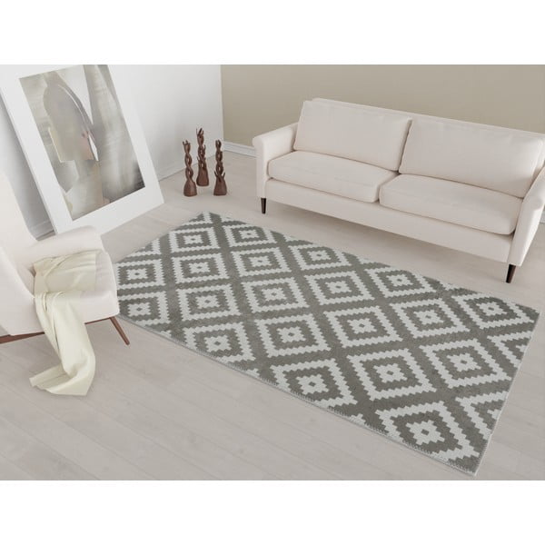 Svetlohnedo-krémový prateľný koberec 230x160 cm - Vitaus-image-1