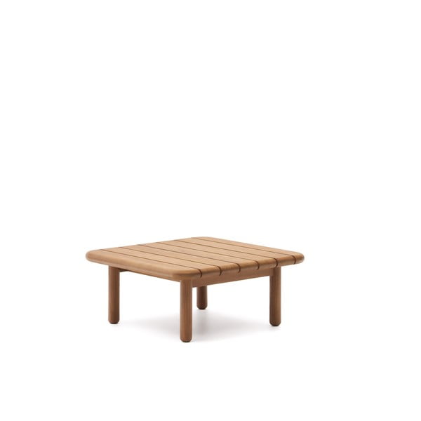 Záhradný odkladací stolík z tíkového dreva 70x70 cm Turqueta – Kave Home