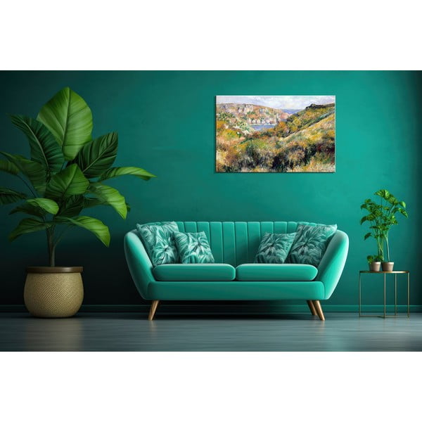 Reprodukcia obrazu Auguste Renoir - Hills around the Bay of Moulin Huet, Guernsey, 60 x 40 cm-image-1