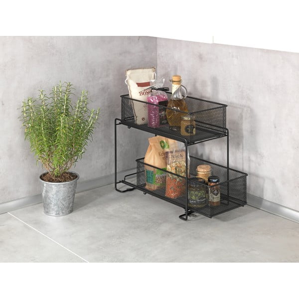 Čierny kuchynský organizér Wenko Gioma-image-2