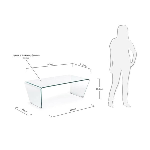 Sklenený konferenčný stolík 60x120 cm Burano – Kave Home-image-4