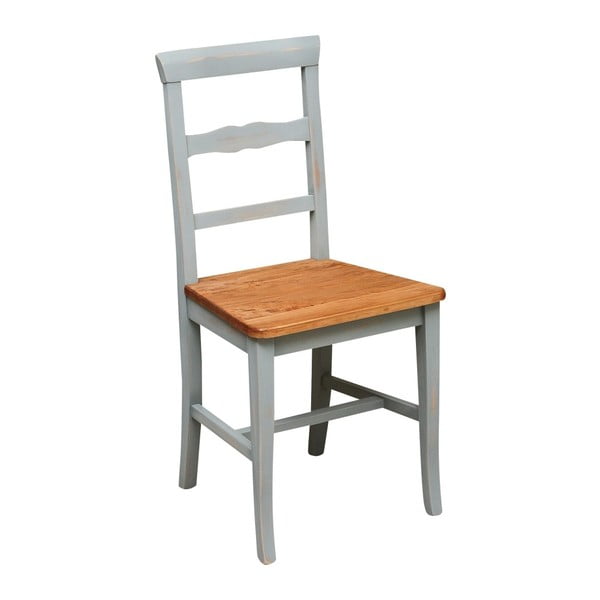 Modrá stolička z bukového masívu Addy