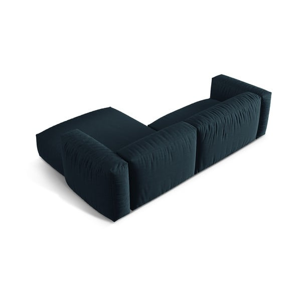 Tmavomodrá modulárna rohová pohovka (pravý roh) Martina – Micadoni Home-image-3