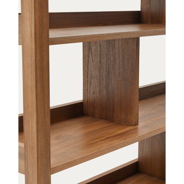 Knižnica z tíkového dreva v prírodnej farbe 150x185 cm Sashi – Kave Home-image-3