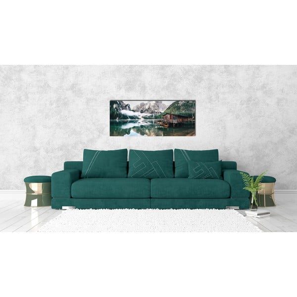 Sklenený obraz Styler Tyrol Lake, 50 x 125 cm-image-1