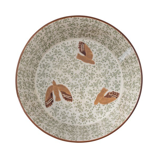 Zelená keramická misa ø 28 cm Hezha – Bloomingville-image-4