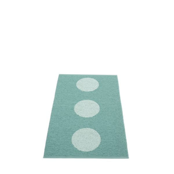 Tyrkysový vnútorný a vonkajší koberec 70x120 cm Vera Pop Jade – Pappelina
