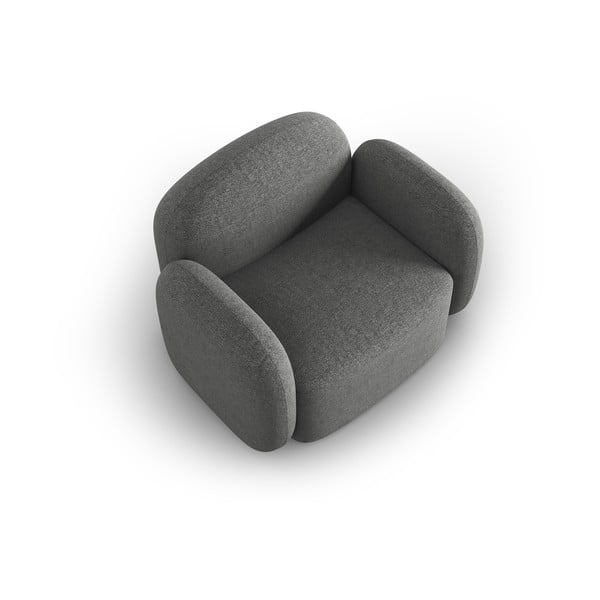 Tmavosivé kreslo Blair – Micadoni Home-image-3