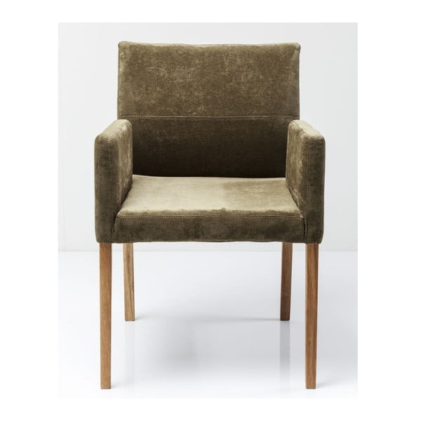 Olivovozelená stolička Kare Design Mira