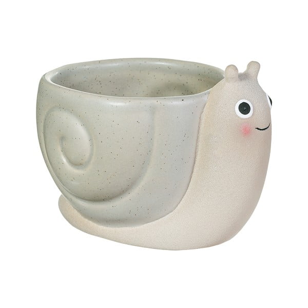 Kameninový obal na kvetináč ø 9 cm Snail – Sass & Belle