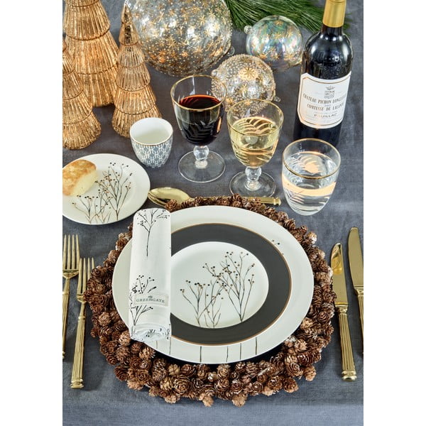 Biely kameninový tanier Green Gate Antonia, ø 15 cm-image-1