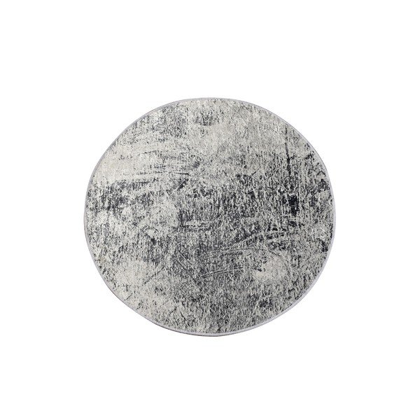 Sivá kúpeľňová predložka ø 100 cm Evidence – Foutastic