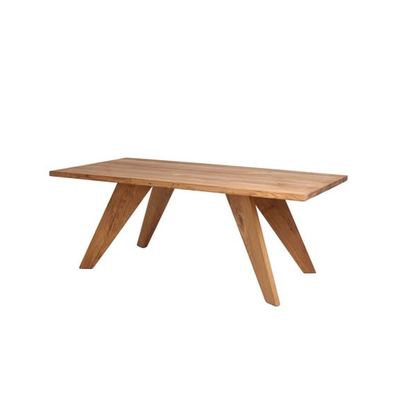 Jedálenský stôl z dubového dreva Custom Form Alano, 200 × 100 cm
