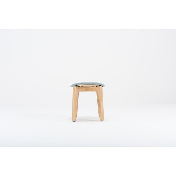 Modrá podnožka z dubového dreva Gazzda Nora-image-2