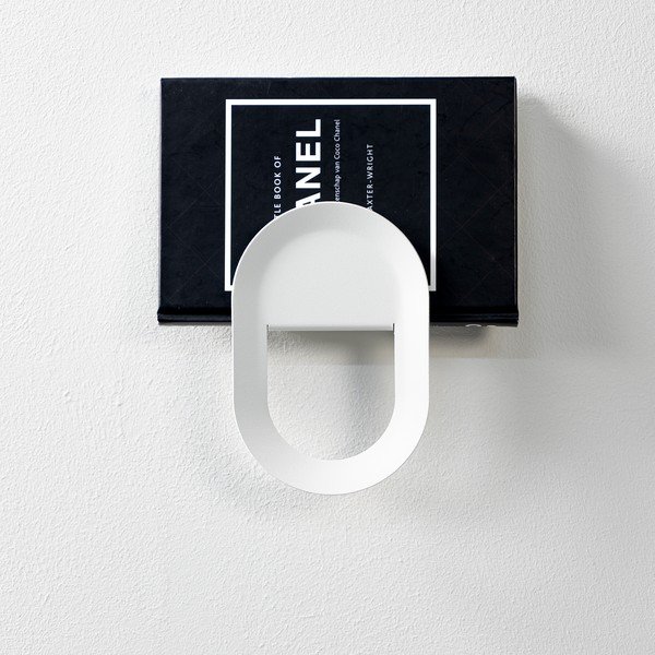 Biely nástenný oceľový háčik Coucou – Spinder Design-image-1