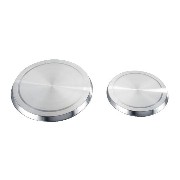 Ochranné podložky na sporák v súprave 4 ks z nehrdzavejúcej ocele 20x20 cm – Wenko-image-1