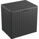 Sivý záhradný úložný box City – Keter