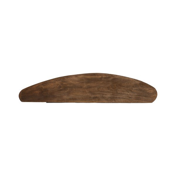 Polica z mangového dreva v tmavo prírodnej farbe 80 cm Ginosu – Light & Living-image-1