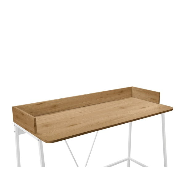 Pracovný stôl s doskou v dubovom dekore 50x120 cm Savona – Støraa-image-4