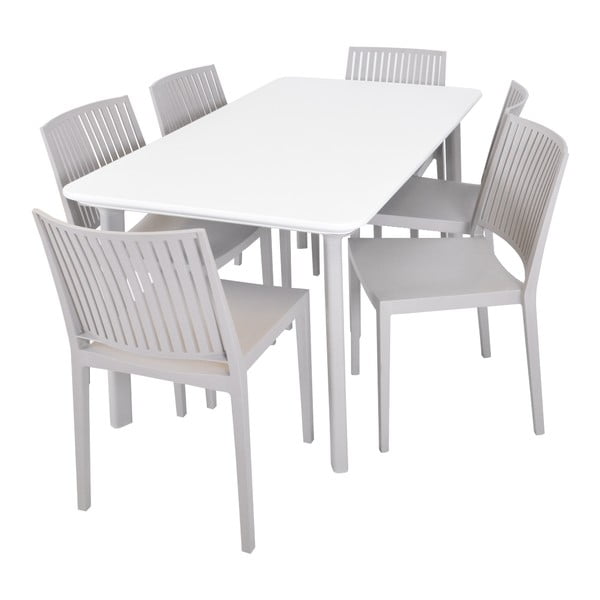 Béžová plastová záhradná stolička Bars - Rojaplast-image-3