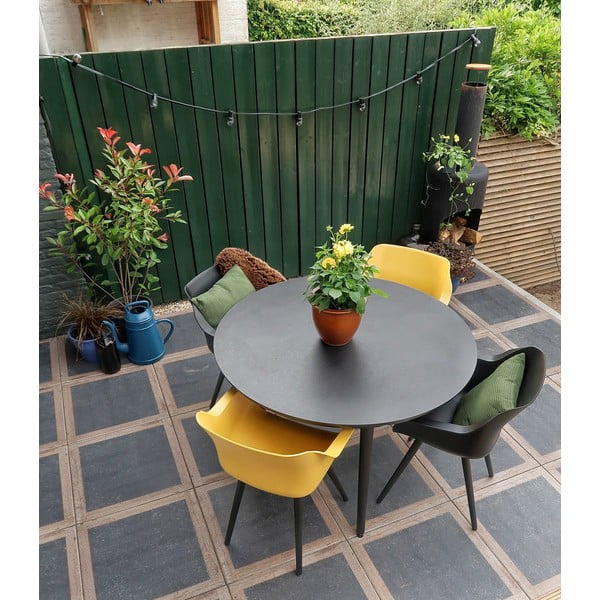 Okrúhly záhradný jedálenský stôl ø 128 cm Sophie – Hartman-image-1