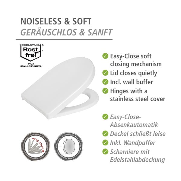 Záchodová doska s automatickým zatváraním Sindia - Wenko-image-4