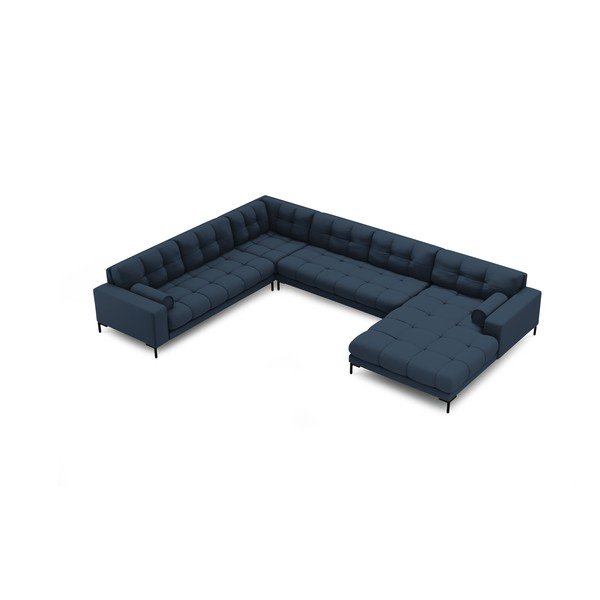 Modrá rohová pohovka (ľavý roh) Bali – Cosmopolitan Design-image-4