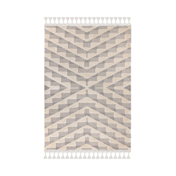 Sivo-krémový koberec Flair Rugs Hampton, 160 x 230 cm