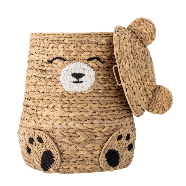 Detský kôš na hračky z vodného hyacintu v prírodnej farbe ø 40x57 cm Timone – Bloomingville Mini-image-4