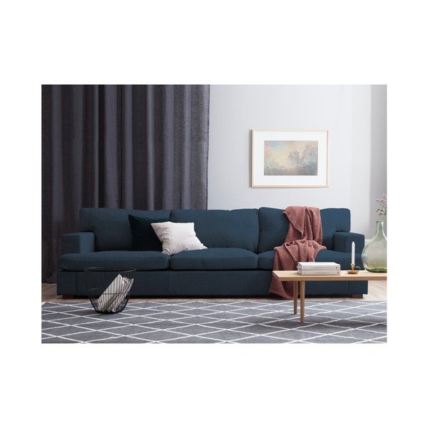 Modrá pohovka Windsor & Co Sofas Daphne, 235 cm-image-4
