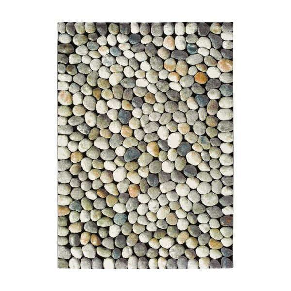 Sivý koberec Universal Sandra Stones, 80 x 150 cm