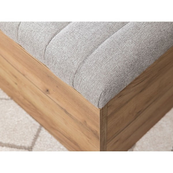 Lavica vo svetlo sivej a prírodnej farbe Oceane – Bobochic Paris-image-3