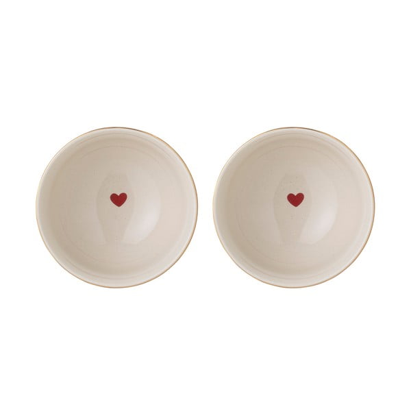 Krémové misky s vianočným motívom z kameniny v súprave 2 ks 500 ml Jolly – Bloomingville-image-3