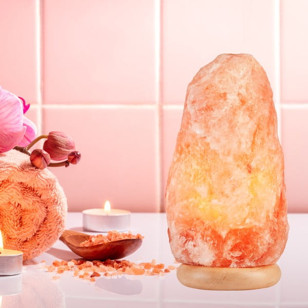 Oranžová soľná lampa, výška 35 cm Sally - LAMKUR-image-1