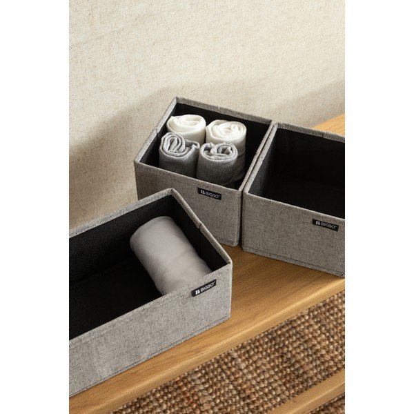 Látkové organizéry do zásuvky v súprave 3 ks Soft Storage – Bigso-image-1