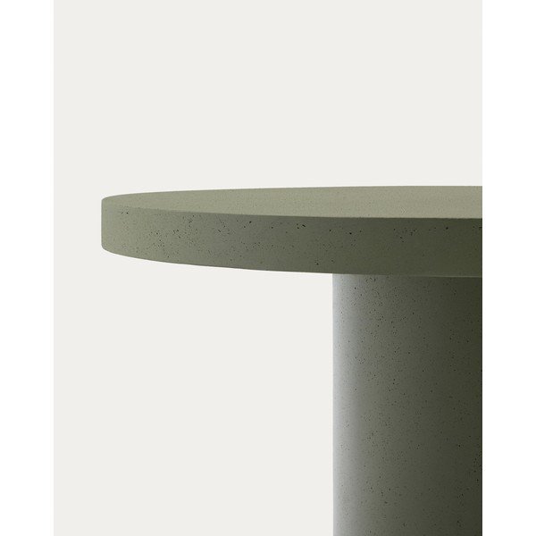 Betónový okrúhly záhradný jedálenský stôl ø 120 cm Aiguablava – Kave Home-image-3