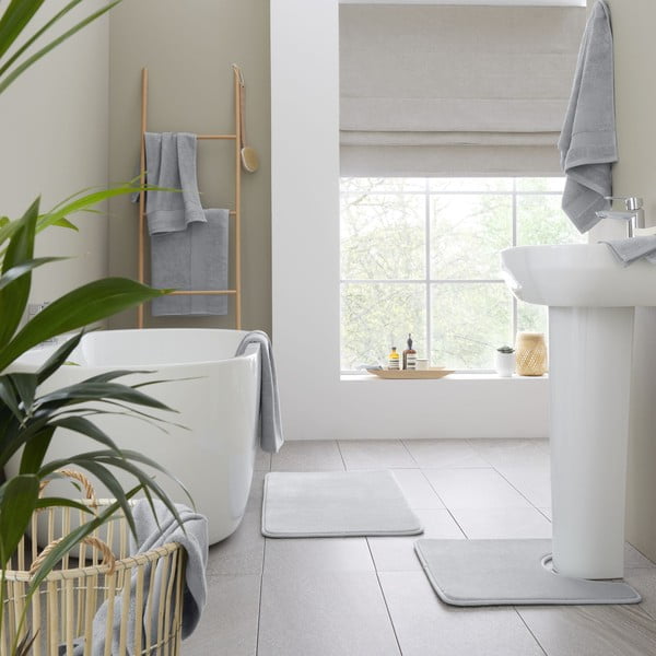 Svetlosivé froté bavlnené uteráky a osušky v súprave 6 ks Anti–Bacterial – Catherine Lansfield-image-1