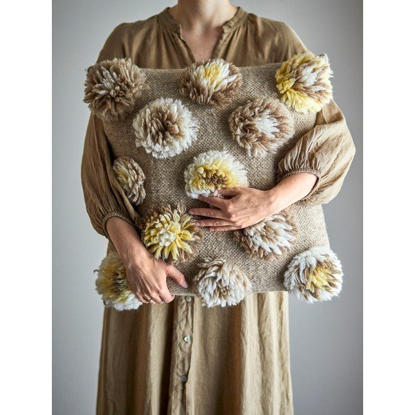 Dekoračný vankúš s prímesou vlny 50x50 cm Somma – Bloomingville-image-2