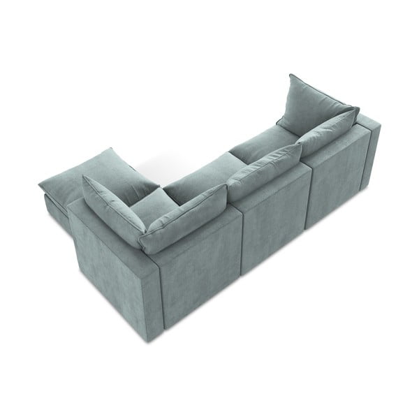 Modrá rohová pohovka (pravý roh/s leňoškou) Manao – Makamii-image-3