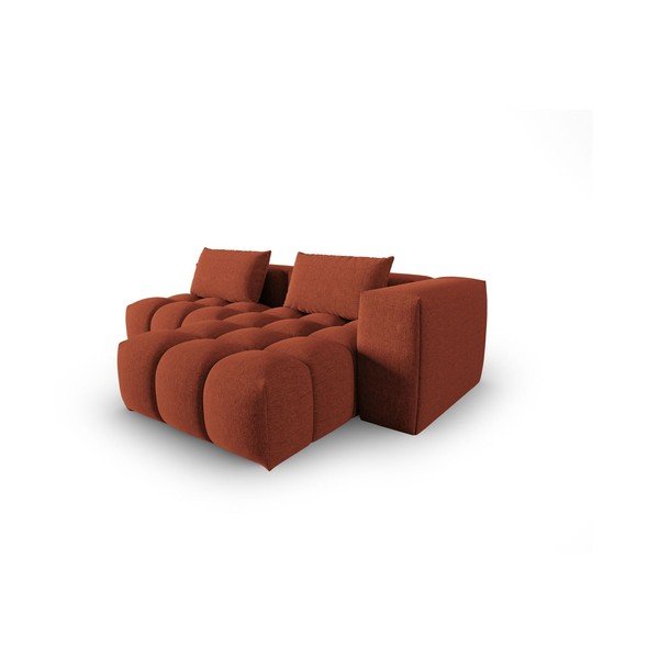 Rohová pohovka v terakotovej farbe (pravý roh/s leňoškou) Verona – Cosmopolitan Design-image-3