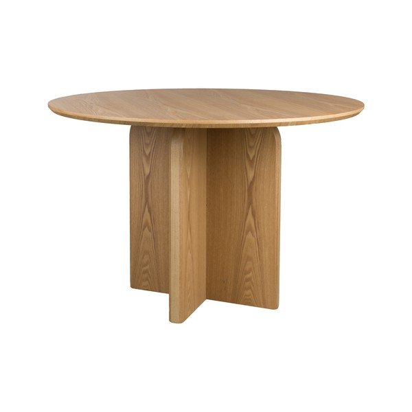 Okrúhly jedálenský stôl v dekore duba ø 120 cm Laurent – White Label