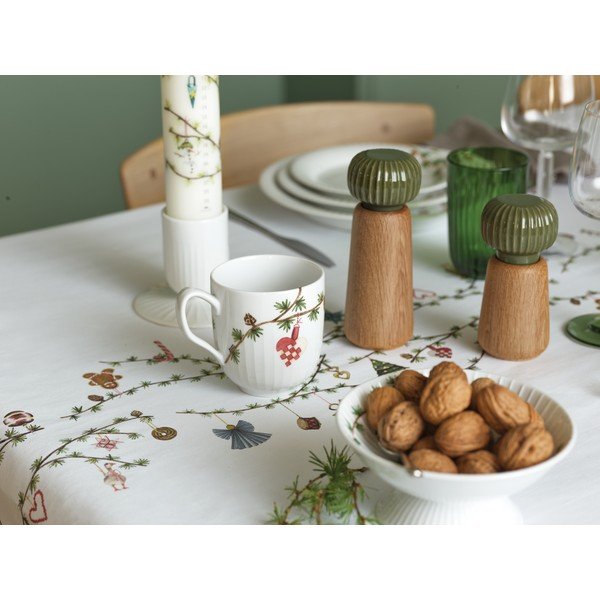 Zelený/v prírodnej farbe drevený mlynček na korenie a soľ Hammershøi – Kähler Design-image-3