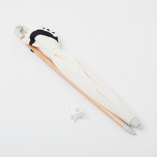 Čierno-biely slnečník ø 155 cm Casa Marbella - Sunnylife-image-3