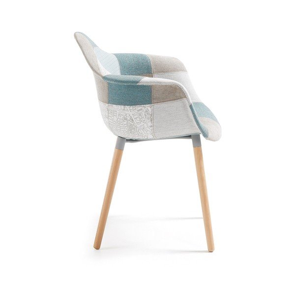 Sada 2 modro-sivých jedálenských stoličiek La Forma Kenna-image-2